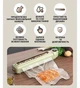 Вакуумный упаковщик бытовой автоматический для продуктов с запайкой 30 см и защитой от перегрева AND LY-554 - изображение 6