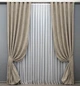 Комплект готових штор VR-Textil Жакард Sultan XO № 1683ш Капучино 100х270 см 2 шт (31-747) - зображення 4