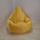 Крісло-мішок SkyPuff груша , L - 120х90 Велюр Florida Yellow, 120110 - изображение 4