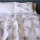 Комплект постельного белья Mirson Двуспальный 175x210 см 17-0956 White Botanica Бязь (2200013182757) - изображение 3