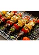 Вугільний портативний гриль для пікніку 35х25 см чорний BBQ Time - зображення 4