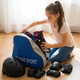Сумка для роликов и защиты черная BavarSport 1853 Blue - изображение 4