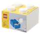 Pojemnik LEGO Klocek z szufladą 4 Biały (5711938031916) - obraz 1