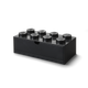 Pojemnik LEGO Klocek z szufladą 8 Czarny (5711938032036) - obraz 3