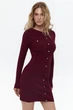 Жіноча сукня SOLMAR 4008 S Burgundy - изображение 2