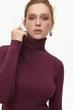 Жіночий гольф SOLMAR 8253 S Plum wine - изображение 3