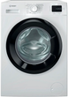 Стиральная машина Indesit фронтальная, 7кг, 1200, A+++, 49.6см, дисплей, пар, инвертор, люк черный, белый - изображение 1