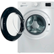 Стиральная машина Indesit фронтальная, 7кг, 1200, A+++, 49.6см, дисплей, пар, инвертор, люк черный, белый - изображение 3