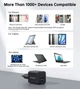 Мережевий зарядний пристрій Choetech PD5012-EU-BK, USB-A/USB-С - зображення 6