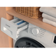 Стиральная машина Indesit фронтальная, 7кг, 1200, A+++, 49.6см, дисплей, пар, инвертор, люк черный, белый - изображение 9