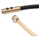Комплект кухонной мойки Kraft NANO GOLD PVD HS50*50 (3.0/1.0 мм) декор - зображення 17