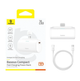 Повербанк Baseus Compact Mini 5000 mAh 20W PD з швидкою зарядкою, USB Type-C, компактний Power Bank для iPhone та Android, Білий (P10068306ZI3-OO) - зображення 4
