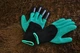 Гумові рукавички з кігтями для саду та городу Garden Genie Gloves del 0.9 - изображение 6