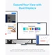 Концентратор USB-C 7-in-1 1xUSB-C PD100W + 2xHDMI + 4xUSB-A black Anker (A83740A2) - зображення 5