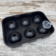 Форма силиконовая для льда Ice Ball 6 шариков 4.5см, двойная форма для виски и коктейлей, с лейкой - изображение 1