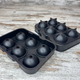 Форма силиконовая для льда Ice Ball 6 шариков 4.5см, двойная форма для виски и коктейлей, с лейкой - изображение 3
