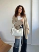 Сумка жіноча з натуральної шкіри з кішенями середня ARTiS Bags 1772 9182 бежева - зображення 1