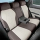 Набор автомобильных чехлов Lesko для BYD Song Plus 2024+ полный комплект Dark Brown + Beige - изображение 6