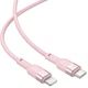 Кабель Brevia Type-C to Lightning 30W 1,2м, рожевий ZIP 52120PCLZ1 - зображення 3