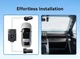 Видеорегистратор Baseus PrimeTrip VD1 Dash Cam 3K + 1080p Cosmic C01159003K + кабель + камера - изображение 4