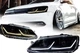 Передние альтернативная тюнинг оптика фары LED на Volkswagen Jetta Mk6 FULL LED 11-17 комплект Фольксваген Джетта L3768 - изображение 1