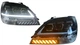 Передні альтернативна тюнінг оптика фари LED на Lexus RX 300 Full LED RP чорна 97-03 комплект Лексус РХ L3773 - зображення 1