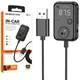 FM модулятор Borofone BC49 с Bluetooth 5.3 AUX и поддержкой microSD черный - изображение 1