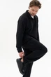 Чоловічий спортивний костюм чорний EVEN HALF ZIP (Преміум тринитка, Бавовна) XL - зображення 4