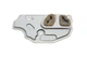 Фільтр АКПП Skoda Fabia/Octavia II/Roomster/VW Golf/Polo 1.4-2.0 TDI 04- (з прокладкою) (6 ступен) KNECHT HX 150KIT - изображение 4