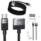 Кабель Type-C до MagSafe 3 1,8м 140Вт чорний Hoco U141 для заряджання та передачі даних - зображення 1