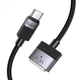 Кабель Type-C до MagSafe 3 1,8м 140Вт чорний Hoco U141 для заряджання та передачі даних - зображення 7
