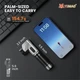 Ліхтар ручний YEMAO YM-F303X, 1600LM, акумулятор 21700, 5000 mAh, поворотна голова - зображення 2