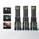 Ліхтар ручний YEMAO YM-G560Y 1200LM акумулятор 26650 5000mAh Power Bank TG COB функція лампи оптичний зум USB заряджання індикація заряду металевий корпус туристичний ліхтар для кемпінгу риболовлі походів аварійного освітлення та роботи - изображение 3