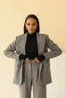 Жіночий піджак з костюмної тканини вільного крою Seventeen XXL-3XL Сірий (2000000186504) - изображение 3