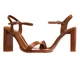 Босоніжки жіночі INCI ZG6B-G5071-12-3/BROWN LTHR 36 Коричневий - изображение 4