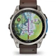 Смарт-годинник Garmin D2 Mach 2, 47mm, Saph, Bare Ti/Blk w/LthrBd, GPS (010-02904-31) - изображение 4