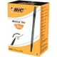 60шт, Ручка масляная Bic Round Stic, черная (bc920568) - изображение 2