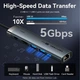 Док-станция Vention Hub 6-in-1 USB3.2 Type-C HDMI USB 3.0x2 RJ45 PD 100W (TGNHB) - изображение 5