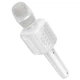 Портативна колонка-мікрофон HOCO L24 Shine karaoke microphone, 5W, White - зображення 3