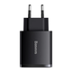 Сетевое зарядное устройство Baseus Compact Quick Charger 2U+C 30W EU Black - изображение 1