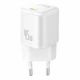 Сітчасте зарядне пристрій Baseus PicoGo GaN Fast Charger 1C 45W EU Moon Білий - зображення 1