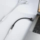 Аудіокабель ACEFAST J13 USB-A to 3.5mm female, nylon braid, 0.15m, Black - зображення 7
