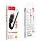 Кабель HOCO X59 USB to Type-C 3A, 1m, nylon, TPE connectors, Black - зображення 2