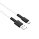 Кабель BOROFONE BX31 USB to Type-C 3A, 1m, silicone, TPE connectors, White - изображение 4
