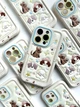 Чехол силиконовый Paws Case для iPhone 14 Pro противоударный с защитой камеры цвет Fluffy Dogs – Cream - изображение 4