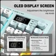 Клавіатура Onikuma G80 2.4G Bluetooth 94 клавіші RGB-підсвічування акумулятор 2000 мАч блакитна - зображення 5