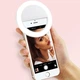 Светодиодное кольцо 3 Вт диаметр 8 см USB microUSB белое для смартфона Selfie Ring Light RK-12 - изображение 3