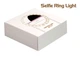Светодиодное кольцо 3 Вт диаметр 8 см USB microUSB белое для смартфона Selfie Ring Light RK-12 - изображение 5