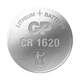 Батарейки GP LITHIUM CR1620 3V 5 штук для часов и мелкой электроники - изображение 1