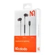 Навушники McDodo Stereo Earphone Lightning 32 Ом 24 біт 96 кГц чорні з регулятором гучності модель HP-3480 - зображення 2